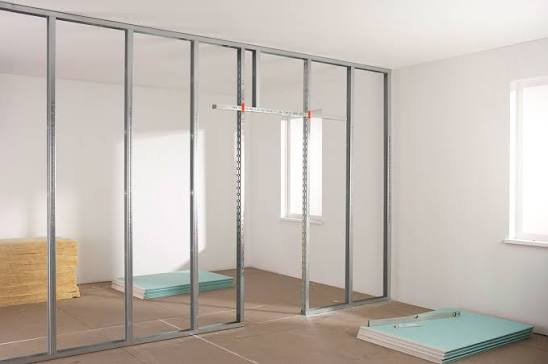 Перегородки из гипсокартона в квартире