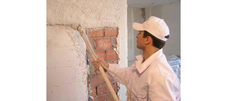 Підготовка стін перед машинною штукатуркою