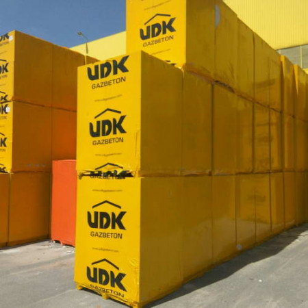 Газоблок UDK (ЮДК) D400 Перегородочный (600x200x100)
