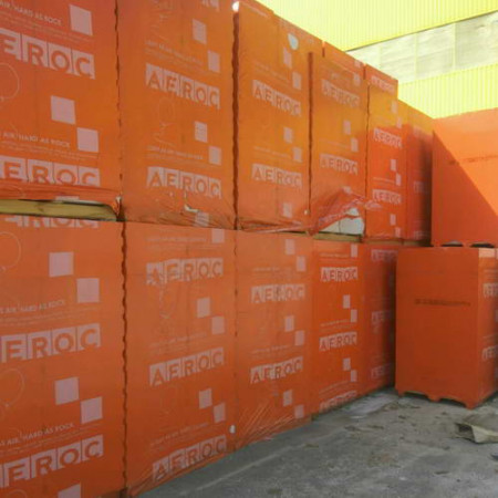 Газобетонный Блок AEROC (АЭРОК) D400 Стеновой (600x200x375)