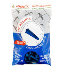 Клинья для системы выравнивания плитки 2 мм Advanta 250 шт Клинья для системы выравнивания плитки 2 мм Advanta 250 шт