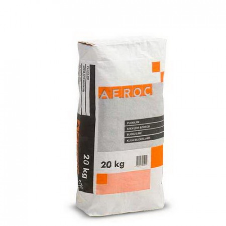 Клей для газобетона Aeroc (Аєрок) 20 кг (Зимний)
