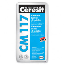 Клей для плитки Ceresit (Церезит) СМ-117 flexible 25 кг 