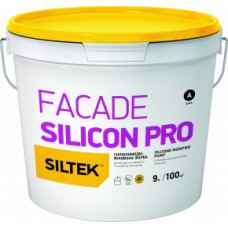 Краска силиконовая фасадная Siltek (Силтек) премиум-класса FACADE SILICON PRO FA (4,5 л)