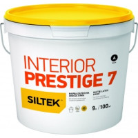 Краска латексная особо прочная Siltek (Силтек) INTERIOR PRESTIGE 7 A (9 л)