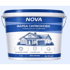 Краска фасадная силиконовая Nova SmartFormula 7 кг Краска фасадная силиконовая Nova SmartFormula 7 кг