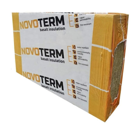 Изоляция Novoterm (Новотерм) Фасад 115 кг/м3 50х600х1000 мм (2,4 м2)