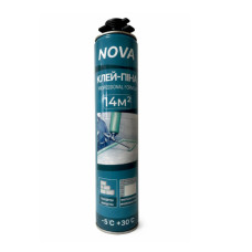 Клей-піна монтажна PRO NOVA 860 мл для утеплення фасаду Клей-піна монтажна PRO NOVA 860 мл для утеплення фасаду
