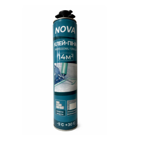 Клей-пена монтажная PRO NOVA 860 мл для утепления фасада