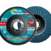 Круг лепестковый торцевой NovoAbrasive Profi ZR Т27 Р80 125 мм