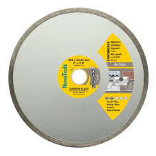 Алмазний диск відрізний NovoTools Basic Кераміка 230х5х22,23 мм