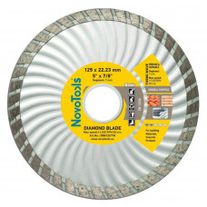 Алмазний диск відрізний NovoTools Basic Турбохвиля 125х7х22,23 мм