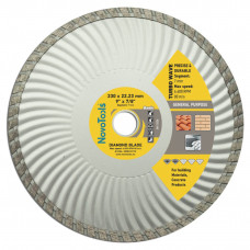 Алмазний диск відрізний NovoTools Basic Турбохвиля 230х7х22,23 мм