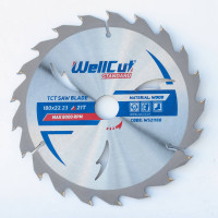 Пильный диск по дереву WellCut Standard 21Т (180x22,23 мм)