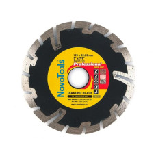 Алмазний диск відрізний NovoTools Professional Глибокий різ 125х8х22,23 мм