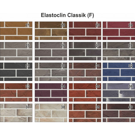 Панель Гибкий Клинкер Elastoclin Classik 1115х486 мм (0,5 м2)