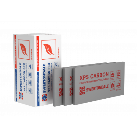 Пінополістирол екструдований Sweetondale CARBON ECO 20*600*1200 (14,4 м2)