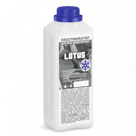 Пластифікатор для всіх видів бетону Lotus (Лотус) Зима 2л