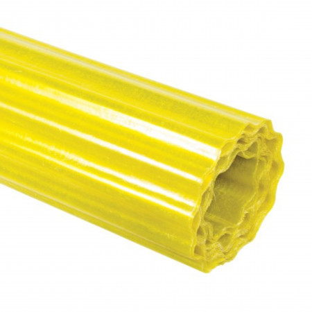 Прозрачный шифер Волнопласт гофрированный 2х10 м желтый