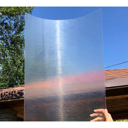 Прозорий шифер Волнопласт плоский 2х10 м безбарвний