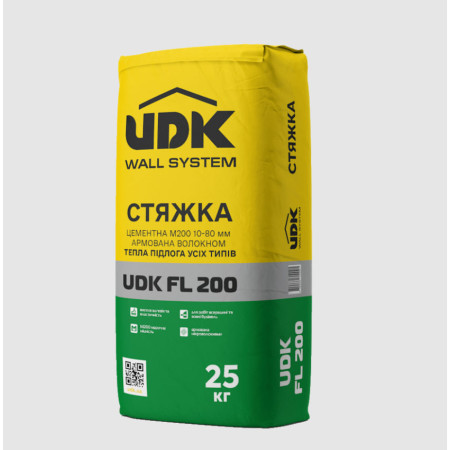 UDK FL 200 Міцна стяжка для підлоги 10-80мм (25кг)