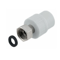 Муфта PPR з НГ, ф 20х3/4", RAFTEC {300} RSCC2002