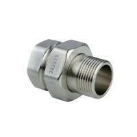 Американка- згін DN20  пряма нікель RAFTEC  AS02