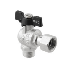 Кран шаровой угловой DN20 PN40 с разборным соединением DRBM2 Кран шаровой угловой DN20 PN40 с разборным соединением DRBM2