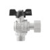 Кран шаровой угловой DN20 PN40 с разборным соединением DRBM2
