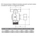 Кран шаровой угловой DN20 PN40 с разборным соединением DRBM2