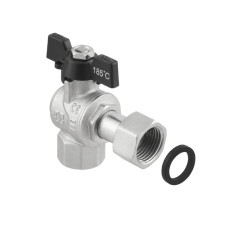 Кран шаровой DN20 PN40 с накидной гайкой DRBZ2