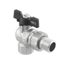 Кран угловой шаровой DN25 PN40 с разборным соединением DRBS3-U Кран угловой шаровой DN25 PN40 с разборным соединением DRBS3-U