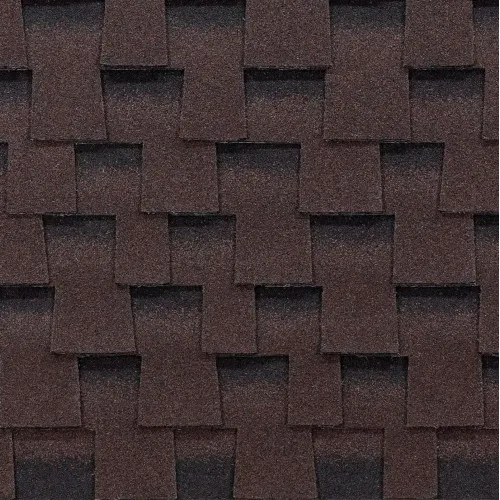 Битумная черепица BTM Shingle Dragon (зуб) Кофе