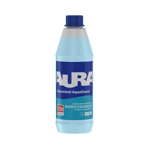 Грунтовка глубокого проникновения Aura Aquagrund (1:10) 1 л