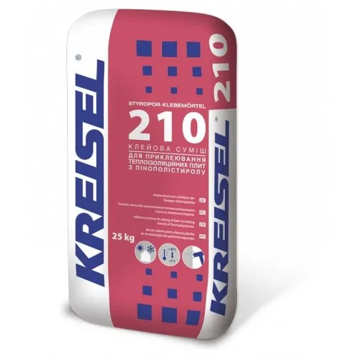 Клей для приклеивания ППС плит Kreisel (Крайзель) 210 25кг